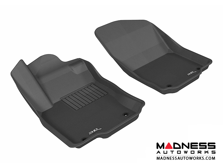 Mercedes Benz ML-Class (W166) Floor Mats (Set of 2) - Front - Black by 3D MAXpider